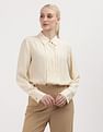 Tommy Hilfiger Flag Jacquard Silk Shirt