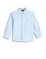 Tommy Hilfiger Kids Boys Solid Regular-Fit Cotton Shirt
