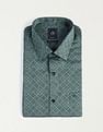 Arrow Geometric Printed Manhattan Slim Fit Shirt