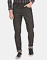 Calvin Klein Men Black Slim Tapered Fit Premium Italian Stretch Selvedge Jeans