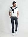 Arrow Sport Slim Fit Geometric Patterned Trousers