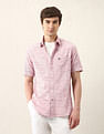 Arrow Sport Heathered Regular Fit Air Soft Shirt