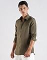 Calvin Klein Jeans Solid Slim Fit Viscose Shirt