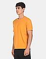 Aeropostale Men Orange Chest Pocket Heathered T-Shirt