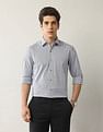Arrow Textured Manhattan Slim Fit Shirt