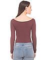 Aeropostale Long Sleeve Stretch Jersey Bodysuit