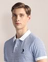 U.S. Polo Assn. Geometric Print Pique Polo Shirt