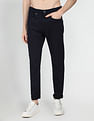 Flying Machine Stone Wash Slash Slim Tapered Fit Jeans