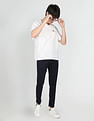 Flying Machine Stone Wash Slash Slim Tapered Fit Jeans
