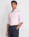 Arrow Classic Regular Fit Tartan Formal Shirt