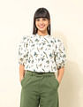 U.S. Polo Assn. Women Floral Printed Regular fit Shirt