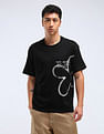 Flying Machine Abstract Print Relaxed Fit T-Shirt