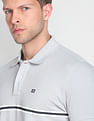 Arrow Sports Engineered Stripe Cotton Polo Shirt