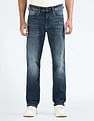 Flying Machine Freddie Slim Straight Stone Wash Jeans