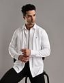 Tommy Hilfiger Solid Slim-Fit Polyester Shirt
