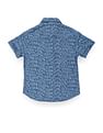 U.S. Polo Assn. Kids Boys All Over Print Chambray Shirt