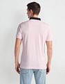 Arrow Sports Colour Block Contrast Collar Polo Shirt