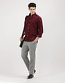 Tommy Hilfiger Solid Corduroy Regular Fit  Shirt