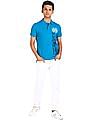 U.S. Polo Assn. Denim Co. Brand Print Pique Polo Shirt