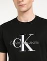 Calvin Klein Jeans Embroidered Logo Regular-Fit Cotton T Shirt
