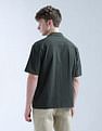 Flying Machine Textured Oversized Fit Digitopia Shirt