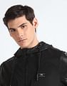 Flying Machine Brand Print Hooded Jacket