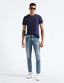 Flying Machine Slash Slim Tapered Stone Wash Jeans