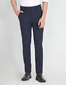 Arrow Newyork Jackson Super Slim Micro Check Trousers