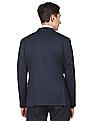 Tommy Hilfiger Men Navy Notch Collar Solid Smart Casual Blazer