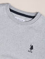 U.S. Polo Assn. Heathered Panelled Sleeve Sweatshirt