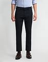Arrow Newyork Carson Tapered Fit Self Design Trousers