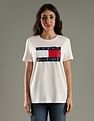 Tommy Hilfiger F25HWKT132 WHITE Womens T-Shirt