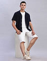 Tommy Hilfiger Solid Regular Fit Plain Woven Shirt