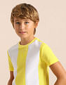 U.S. Polo Assn. Kids Boys Colorblocked Regular Fit T-Shirt