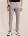 U.S. Polo Assn. Slim Straight Fit Satin Trousers