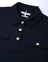 Tommy Hilfiger Solid Slim-Fit Cotton Polo T-Shirt