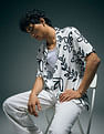 Flying Machine Tropical Printed Original Cuban Shirt