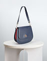 U.S. Polo Assn. Women Signature Colour Block Baguette Bag