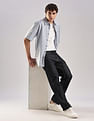 Calvin Klein Jeans Cotton Straight Fit Mid Rise Jeans