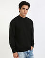 Calvin Klein Jeans Solid Relaxed-Fit Cotton Sweatshirt
