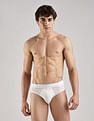 Calvin Klein Underwear White Solid Mid Rise Brief