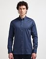 Tommy Hilfiger Solid Satin Slim Fit Shirt