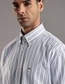 Tommy Hilfiger Striped Oversized Fit Oxford Woven Shirt