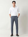 Arrow Slim Fit Dobby Weave Trousers