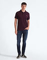 Flying Machine Relaxed Solid Cotton Polo Shirt