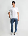 Arrow Sports Tipped Collar Regular Fit Polo Shirt