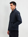 Arrow Sport Solid Regular Fit Bomber Jacket