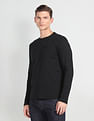 Arrow Newyork Long Sleeve Typographic Print T-Shirt
