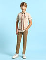 U.S. Polo Assn. Kids Boys Solid Boxy Fit Shirt