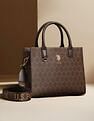 U.S. Polo Assn. Scarlet Monogram Tote Handbag